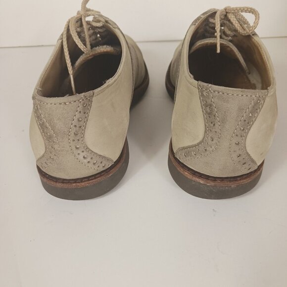 Cole Haan G2 Leather & Suede Saddle Oxford Shoes 10 - Picture 5 of 9
